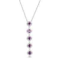 Collana Brosway Donna FANCY MAGIC PURPLE in Argento Cubic Zirconia FMP122